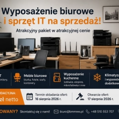 SPRZEDAŻ WYPOSAŻENIA BIUROWEGO I SPRZĘTU IT