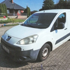 Syndyk sprzeda pojazd PEUGEOT PARTNER, rok produkcji 2011